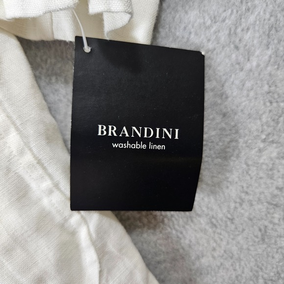 NWT Brandini Men's Sz L 100% Linen Ivory Button Up Lightweight‎ Blazer Jacket - Picture 3 of 8